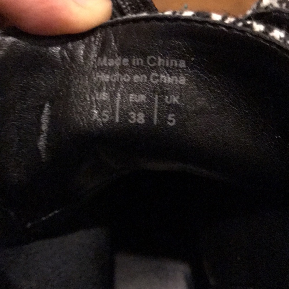 Aldo Black & White Glen Plaid Booties - Picture 12 of 12